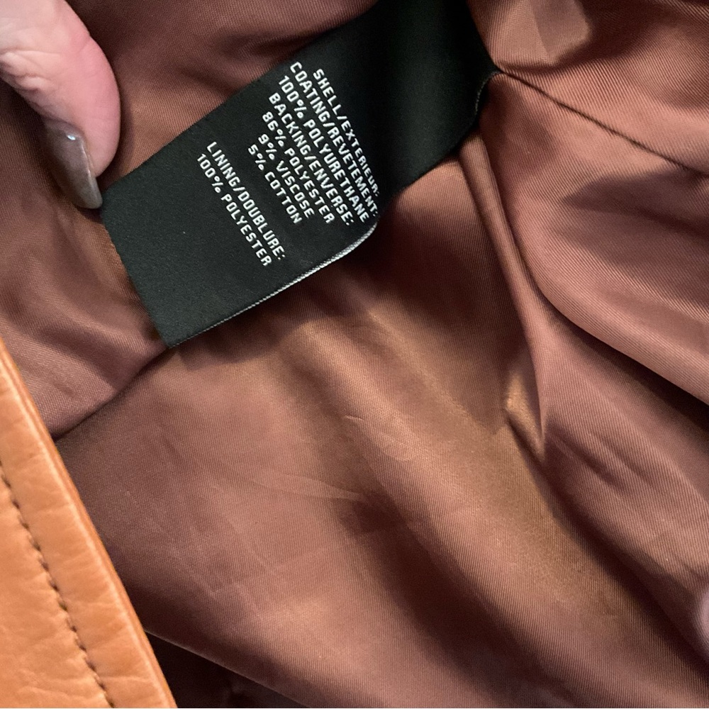 7 For All Mankind Vegan Leather Jacket - NWT - Medium - Picture 12 of 14